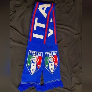 Italy national team Azzurri wool football scarf